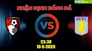 Nhận định bóng đá Bournemouth vs Aston Villa 23h30 ngày 10/5